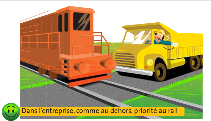 Dans l'entreprise, priorité au rail